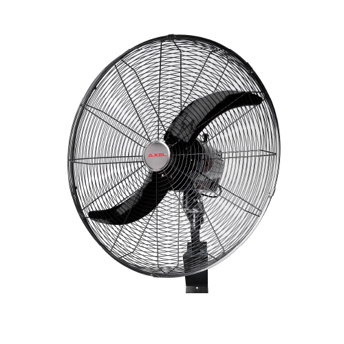 Ventilador Pared 30 negro oscilante e inclinable 3 palas 3 velocidades 115w